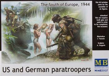 Master Box 35157 US and German paratroopers