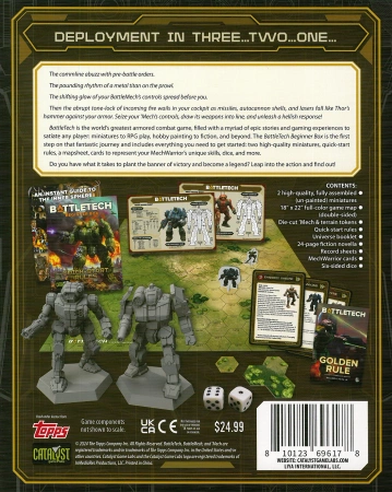 BattleTech Beginner Box 40th Anniversary Zestaw Startowy