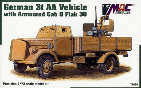 MAC 72069 German 3t AA Vehicle with Armored Cab.