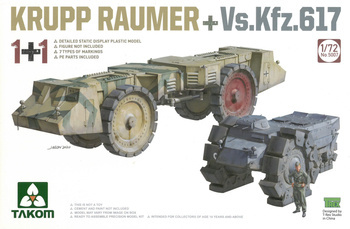 Takom 5007 Krupp Raumer + Vs.Kfz.617