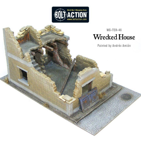 Bolt Action Wrecked House - element scenerii