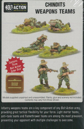 Bolt Action British Commonwealth Chindits Weapons Teams