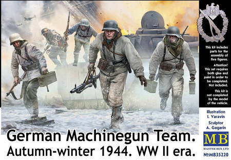 Master Box 35220 German Machinegun Team 1944