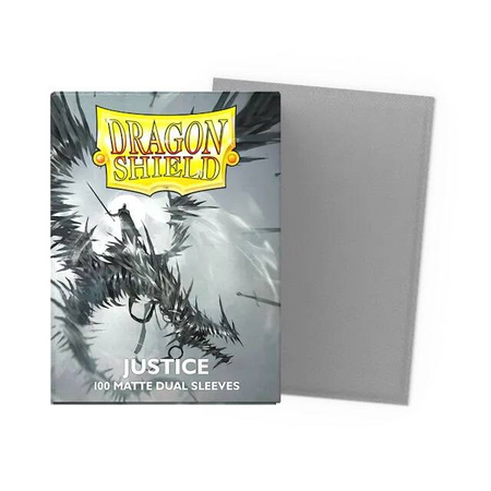 Koszulki Standard Dragon Shield Matte Dual Justice (100 sztuk)