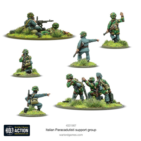 Bolt Action Italian Army Paracadutisti Paratrooper Support Group