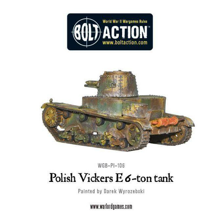 Bolt Action Polish Vickers E 6-ton tank