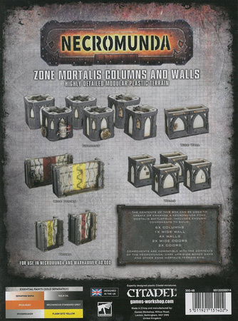 Necromunda Zone Mortalis Columns and Walls