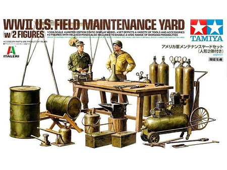 Tamiya 25106 WWII U.S. Field Maintenance Yard 