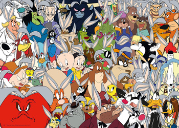 Puzzle 1000 el. Ravensburger 12000409 Challenge Looney Tunes