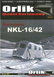 Orlik 085 Aerosanie NKL-16/42 model kartonowy do złożenia i sklejenia