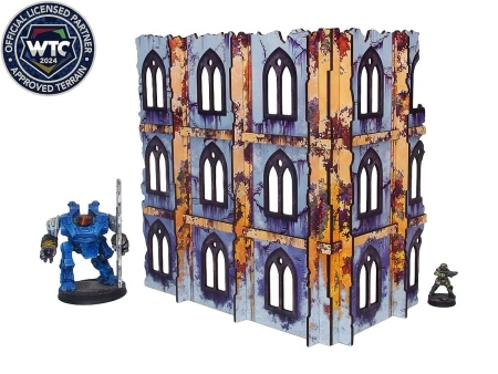 Micro Art H00264 Warhammer 40.000 WTC Imperial Walls High Fenris (28 mm)