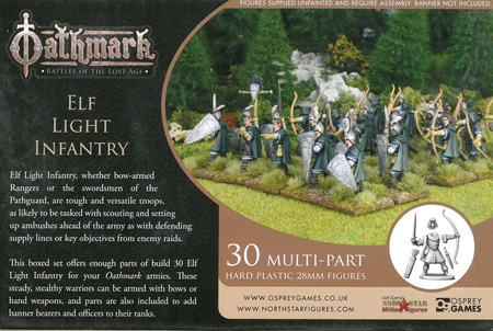 Oathmark Elf Light Infantry - Elfy piechota 28mm