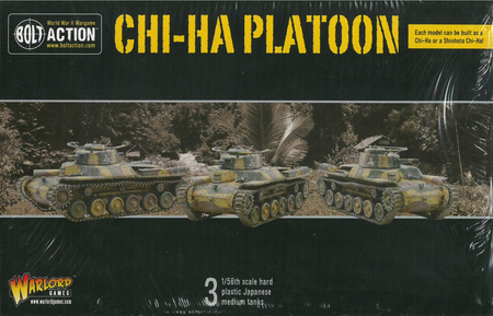 Bolt Action Japanese Chi-Ha Tank Platoon