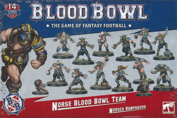 Blood Bowl Norse Team  / Norsca Rampagers - drużyna wikingów