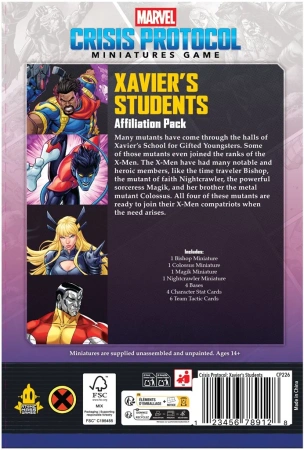 Marvel Crisis Protocol CP 226 Xavier's Students Affiliation Pack
