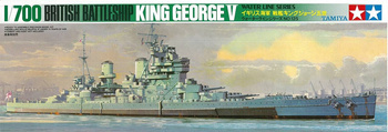 Model plastikowy do sklejenia i pomalowania Tamiya 77525 British Battleship King George V