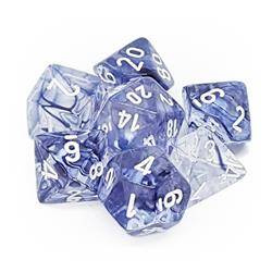 Kości zestaw RPG Nebula Black Chessex