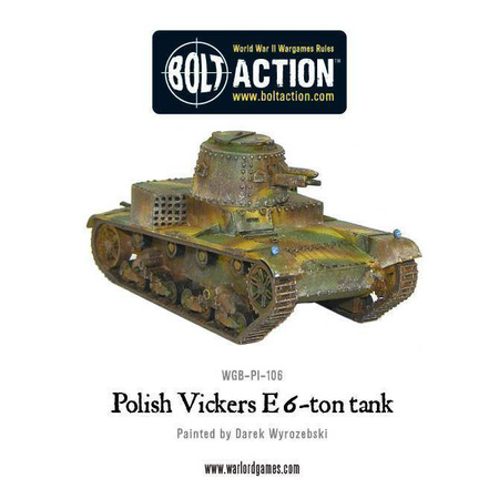 Bolt Action Polish Vickers E 6-ton tank