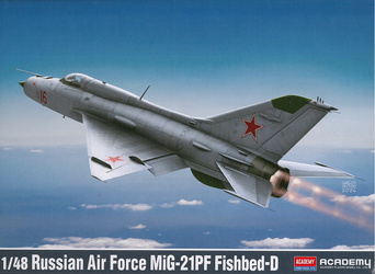 Academy 12320 Russian Air Force MiG-21PF Fishbed-D model plastikowy do sklejenia i pomalowania