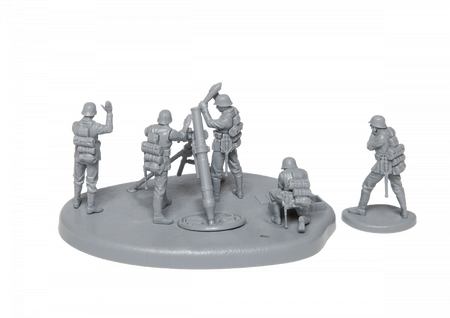 Zvezda 6268 German 120mm Mortar w/crew