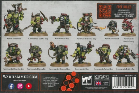 Warhammer 40.000 Kill Team Orks Kommandos