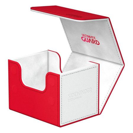 Pudełko na karty Sidewinder 100+ XenoSkin Red/White Czerwono/Białe (UG)