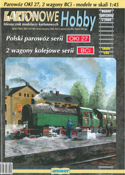 Model kartonowy Answer KH 1-2/2004 OKL-27 + DWA WAGONY BCI