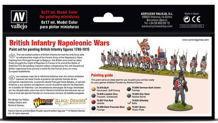 Farby Vallejo 70163 British Infantry Napoleonic 