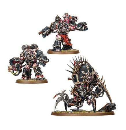 Chaos Space Marines Warpforged Venomclawler and Obliterators