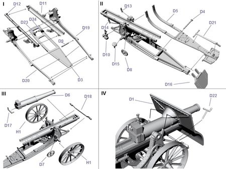 Wrzesień 1939 82 Haubica Polowa 155mm wz 1917