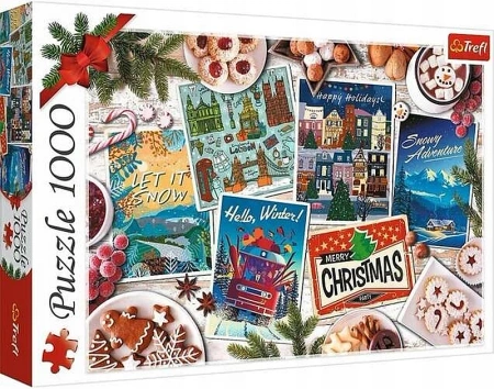 Puzzle 1000 el. Trefl 10730 Zimowe Wspomnienia