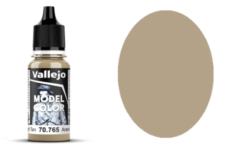Farba Vallejo Model Color 140 70765 Desert Tan