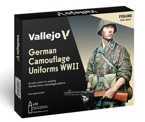 Vallejo Figure Color Series 70261 German Camouflage Uniforms zestaw 16 farb