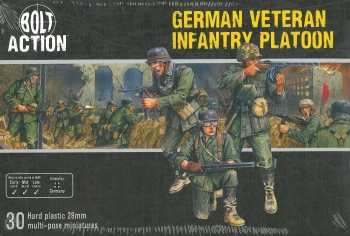 Bolt Action German Veteran Infantry Platoon