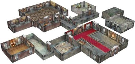 Tenfold Dungeon Ravenhold Castle Zamek - przestrzenna sceneria RPG