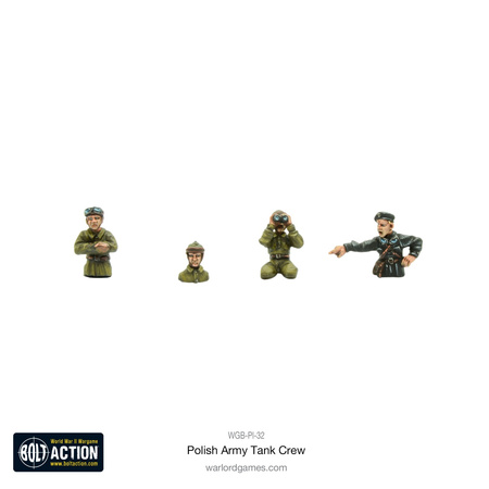 Bolt Action WWII Polish Army Tank Crew