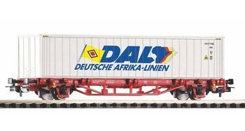 Piko 58785 Wagon platforma z kontenerem DAL, DB.