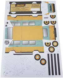 Model kartonowy Wektor mini nr.14 - Żuk A-07 Sp Pracy