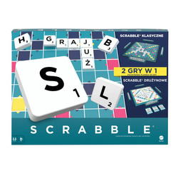 Scrabble 2 Gry W 1 (edycja polska) rodzinna gra planszowa