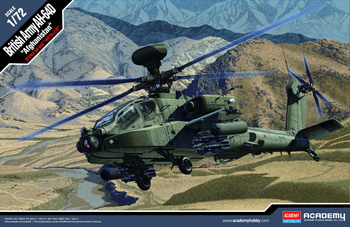 Model plastikowy do sklejenia Academy 12537 British Army AH-64D Afganistan
