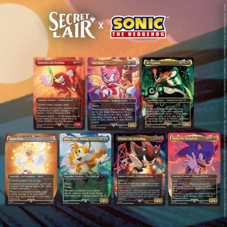 Magic: The Gathering Secret Lair Sonic the Hedgehog Friends & Foes