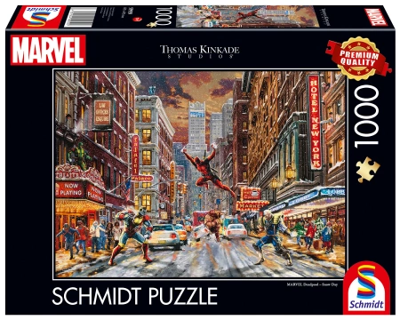 Puzzle 1000 el. Schmidt 59959 Marvel Deadpool Snow Day