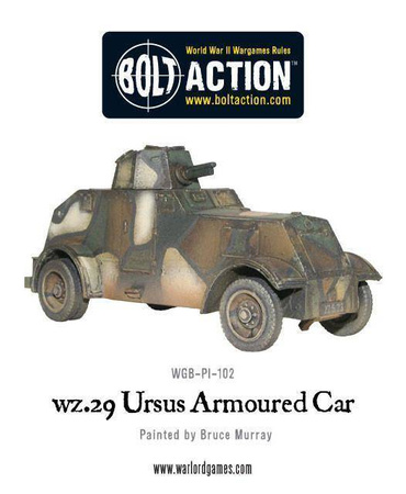 Bolt Action WWII Polish wz.29 Ursus heavy armoured car