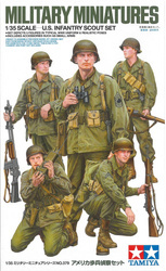 Zestaw figurek do sklejenia Tamiya 35379 U.S. Infantry Scout set WWII