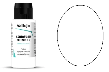 Vallejo 71361 Airbrush Thinner 60ml Rozcieńczalnik do farb akrylowych