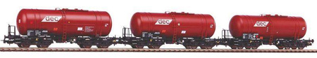 Piko 58361 Zestaw 3 cystern Zas, GATX, PKP, ep. VI