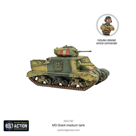 Bolt Action British M3 Grant Medium Tank