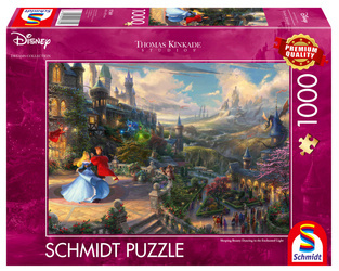 Puzzle 1000 Thomas Kinkade Śpiące Królewna (Schmidt)