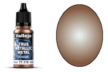 Vallejo 77178 True Metallic Metal 178 Airbrush Rusty Metal