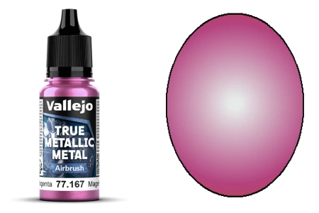 Vallejo 77167 True Metallic Metal 167 Airbrush Crimson Magenta